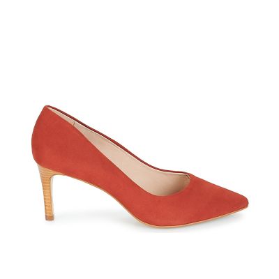 ESCARPINS ANDRÉ FEMME SCARLET DAIM ORANGE